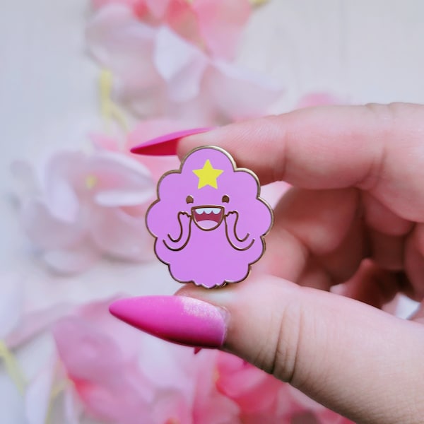 Lumpy Space Princess enamel pin