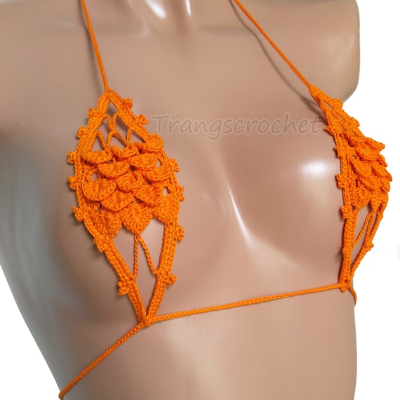 Cotton 13 Color Crochet Micro Swimwear Extreme Mini Sexy Bikini Set  Sunbathing