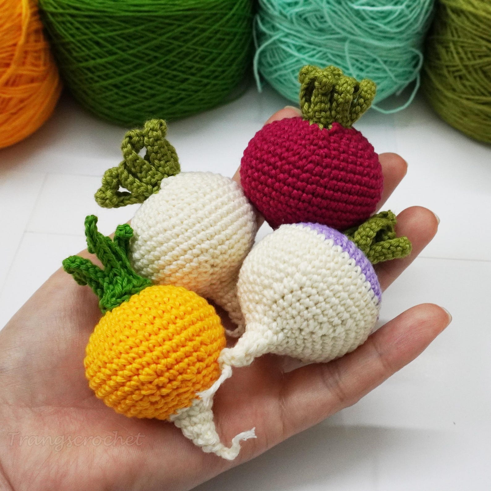 Crochet Radish Pattern – PDF Digital Download | Amigurumi Radish ...