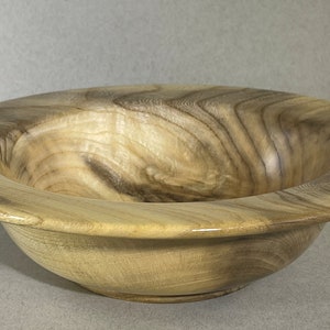 Beautiful Hackberry Bowl with Dramatic Grain and Classical Shape