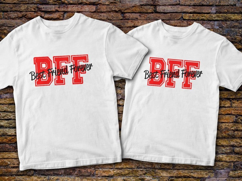 Best Friends Forever Tshirts Best Friend T-Shirts BFF T-shirts Best Friend Gifts Friends Shirt Price for 1 t-shirt!