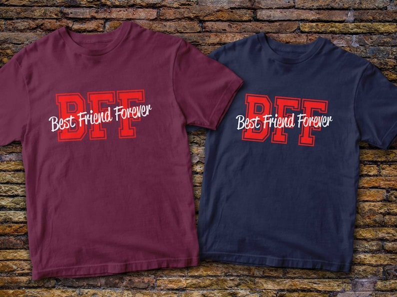 Best Friends Forever Tshirts Best Friend T-Shirts BFF T-shirts Best Friend Gifts Friends Shirt Price for 1 t-shirt!