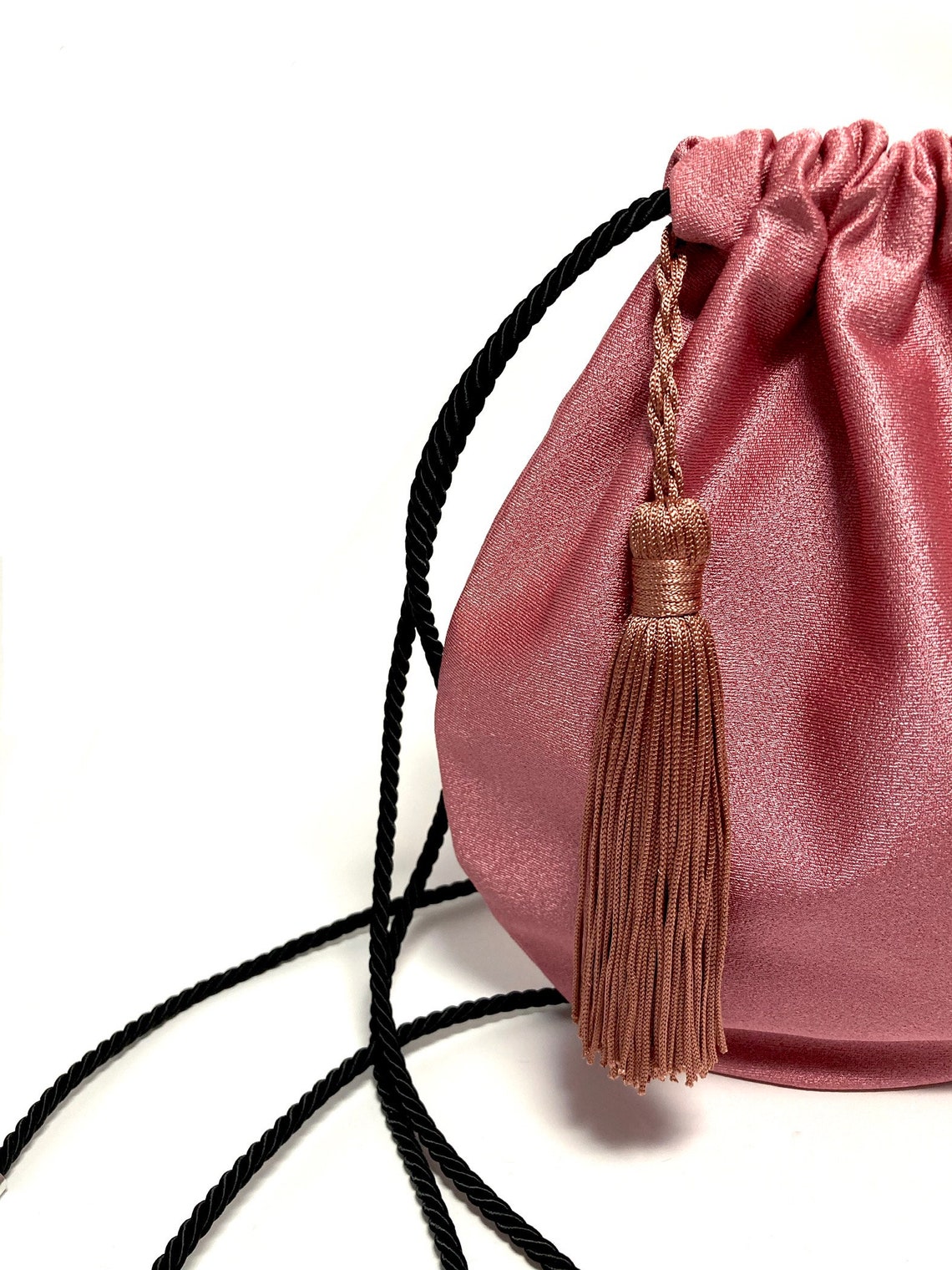 Pink purse recycled eco friendly handbag boho bag pink | Etsy