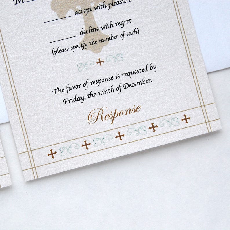St. Anthony Catholic Wedding Invitation Holy Matrimony Etsy
