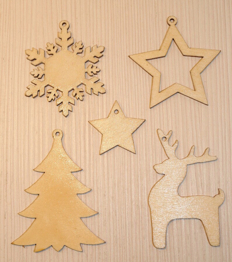Plywood Christmas Decorations  Etsy