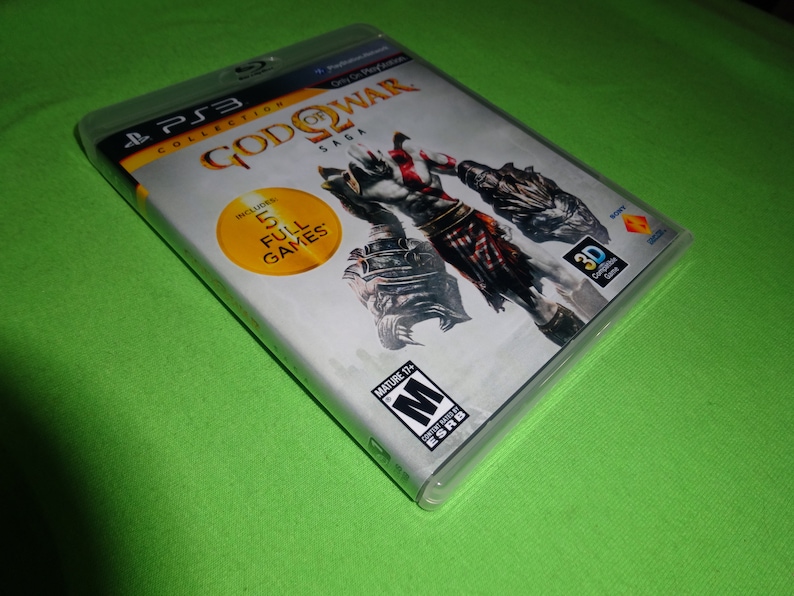 Empty Replacement Case God of War Saga Collection 1 2 3 Sony PlayStation 3 PS3