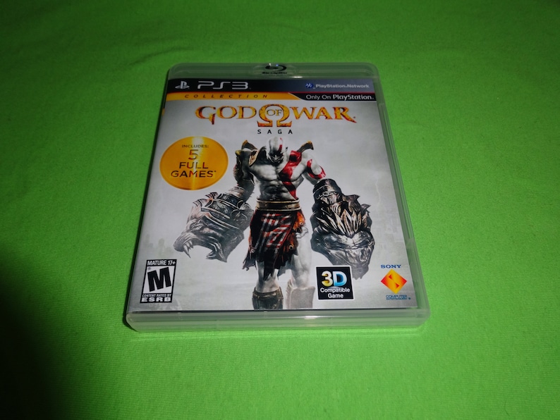 Empty Replacement Case God of War Saga Collection 1 2 3 Sony PlayStation 3 PS3