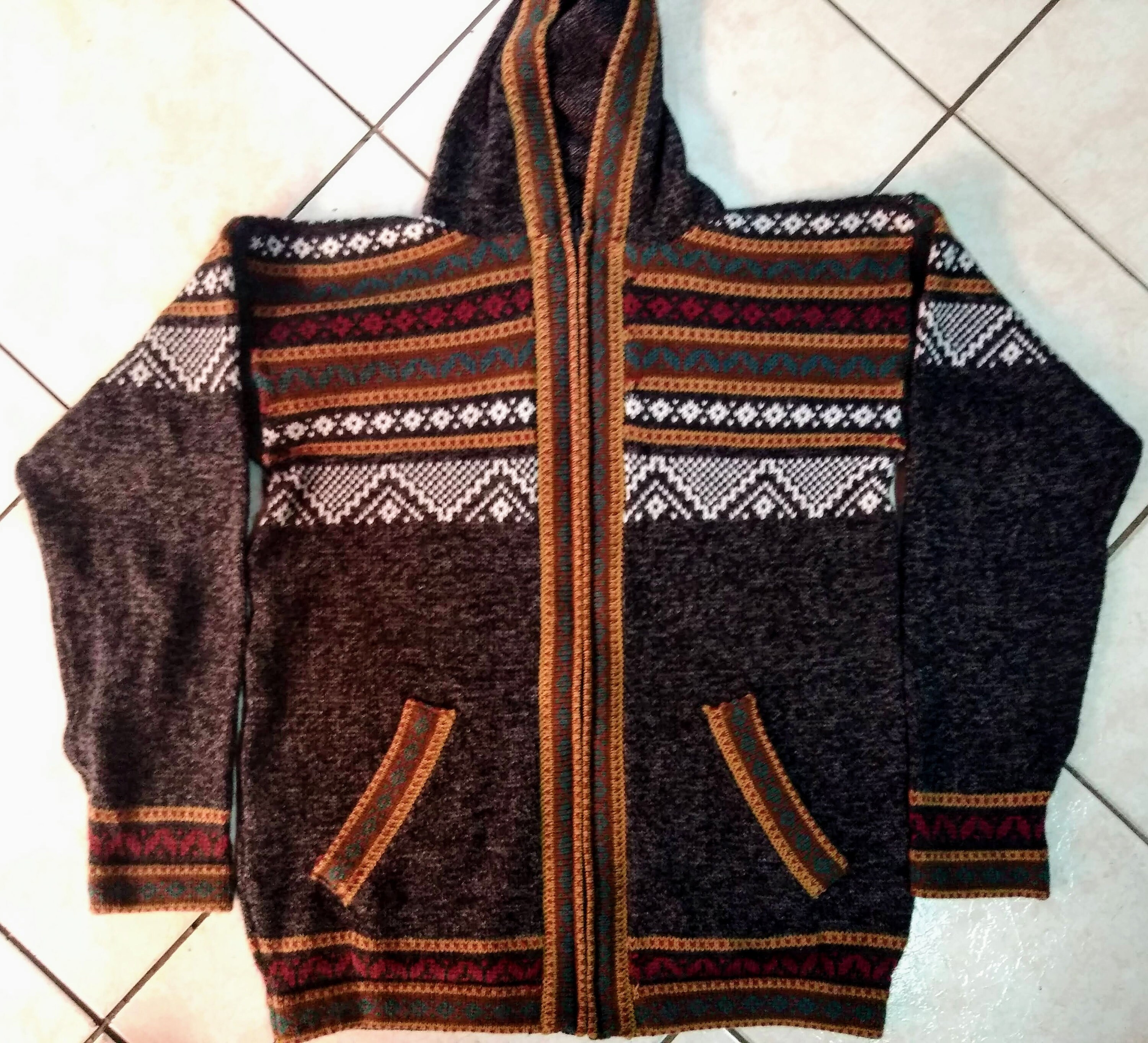 Alpaca Sweater Hooded SW005 made in Peru Etsy