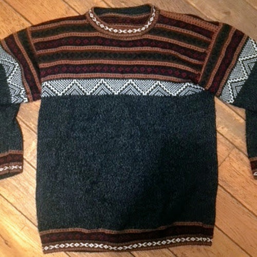 Alpaca Sweater Crew Neck SW010 made in Peru - Etsy