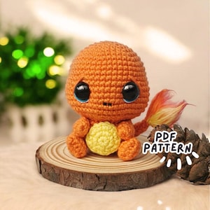 Fire Crochet Pattern PDF – Amigurumi Pattern – English Spanish