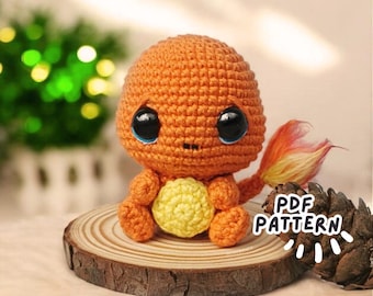 Fire Crochet Pattern PDF – Amigurumi Pattern – English Spanish