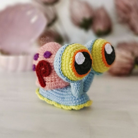 Gary Bob Esponja Patron Amigurumi Esp Etsy