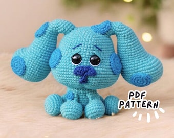 Dog Crochet Pattern PDF – Amigurumi Pattern – English Spanish