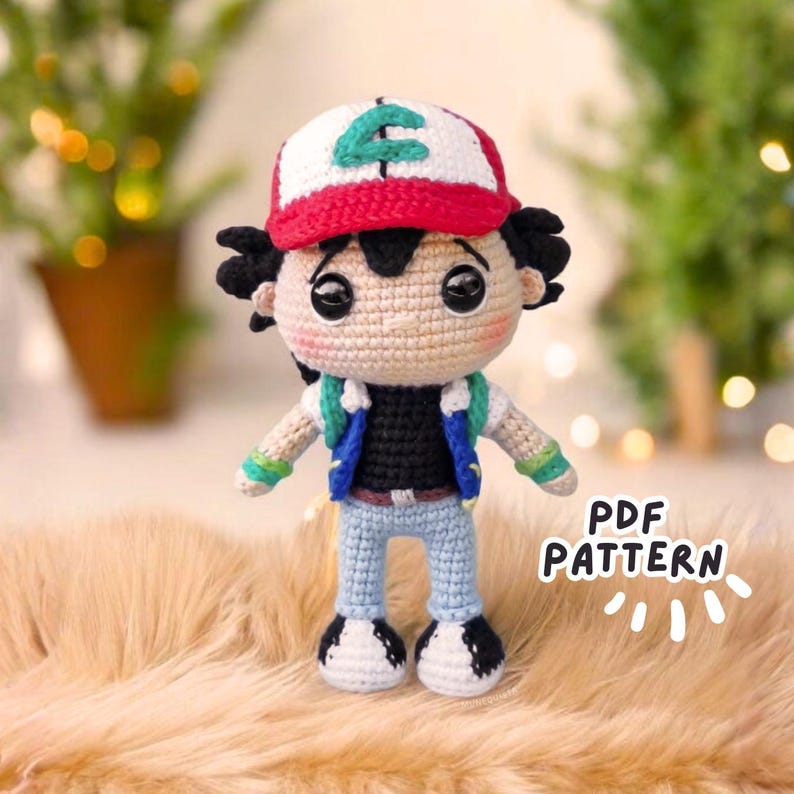 Trainer Crochet Pattern PDF – Amigurumi Pattern – English Spanish image 1