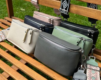 レザーショルダーバッグと財布 レディース、クロスボディバッグストラップ、ファニーパック レディース、普段使いのウエストバッグ、ベルトバッグ、奥様へのギフト、イブニングバッグ