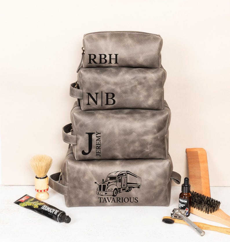 EtraLeather Toiletry Bag - Thumbnail 3