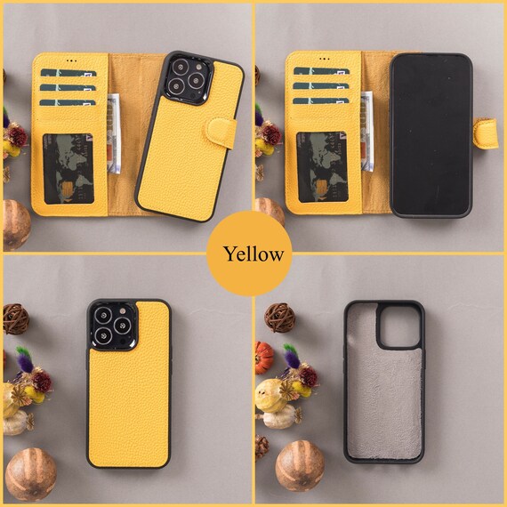 Iphone 13 Pro Max Leather Wallet Case Iphone 13 Mini Case Etsy