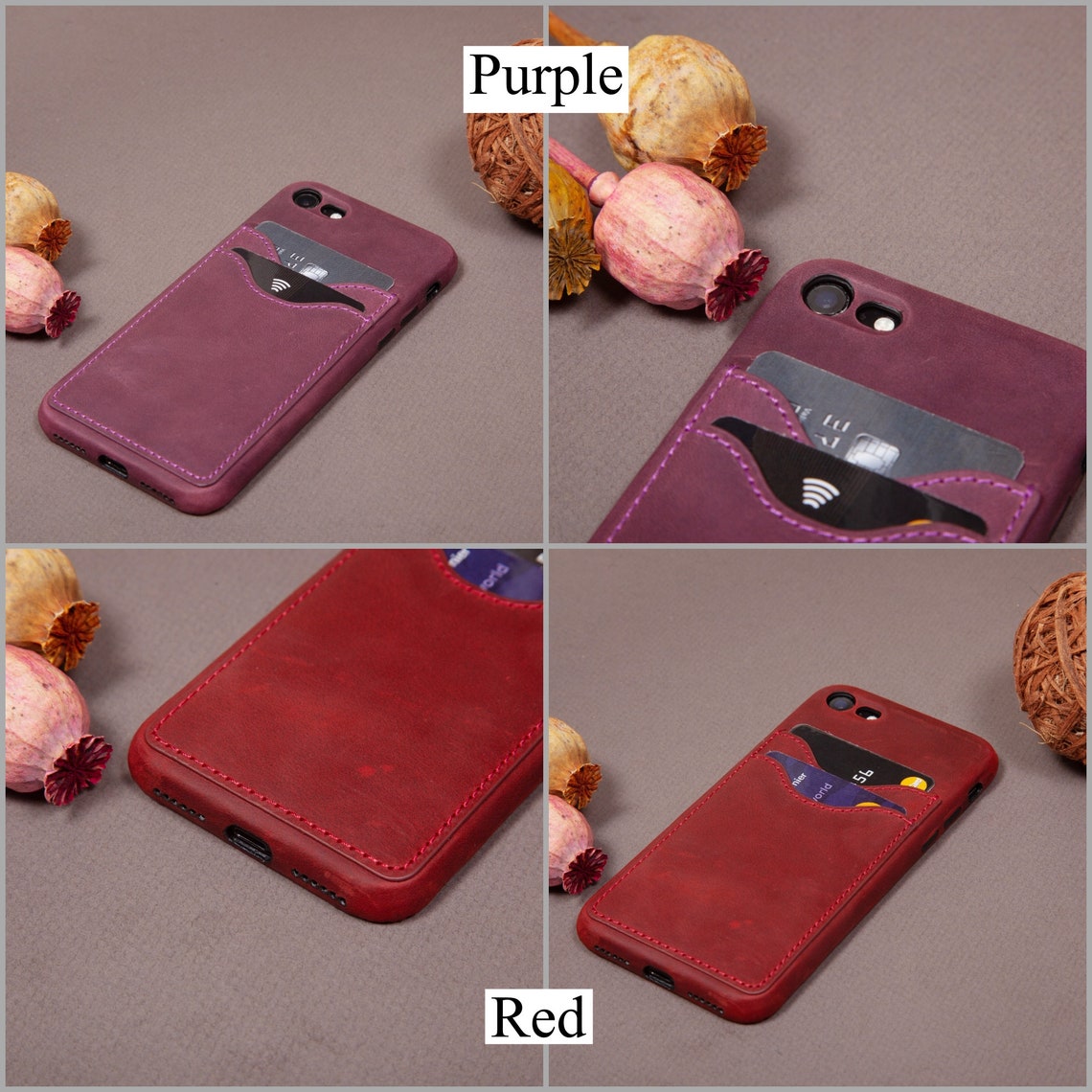 Iphone SE 2020 Case Leather Wallet Phone Case SE 2020 Iphone - Etsy