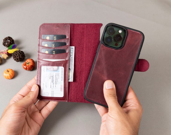 Wallet Case Handmade iPhone 14 14 Pro Max 14 Plus 13 Pro Max