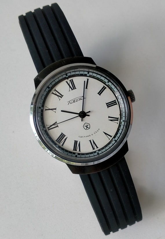 Boîtier Et Cadran Raketa 2609HA Aviateur - 38mm, Acier Inoxydable - Vintage Neuf Avec étiquettes