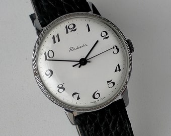 Raketa 2609NA. Vintage Original Soviet Classic Mechanical Watch. 1980s