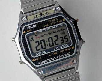 Casio AL-180 Batteryless. Alarm Chronograph. E-module 2505