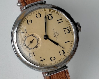 Kirovskie I Type. K-43 7 Jewels. Vintage Original Soviet Mechanical Big Stylish Watch. 1 GChZ 1936-1938