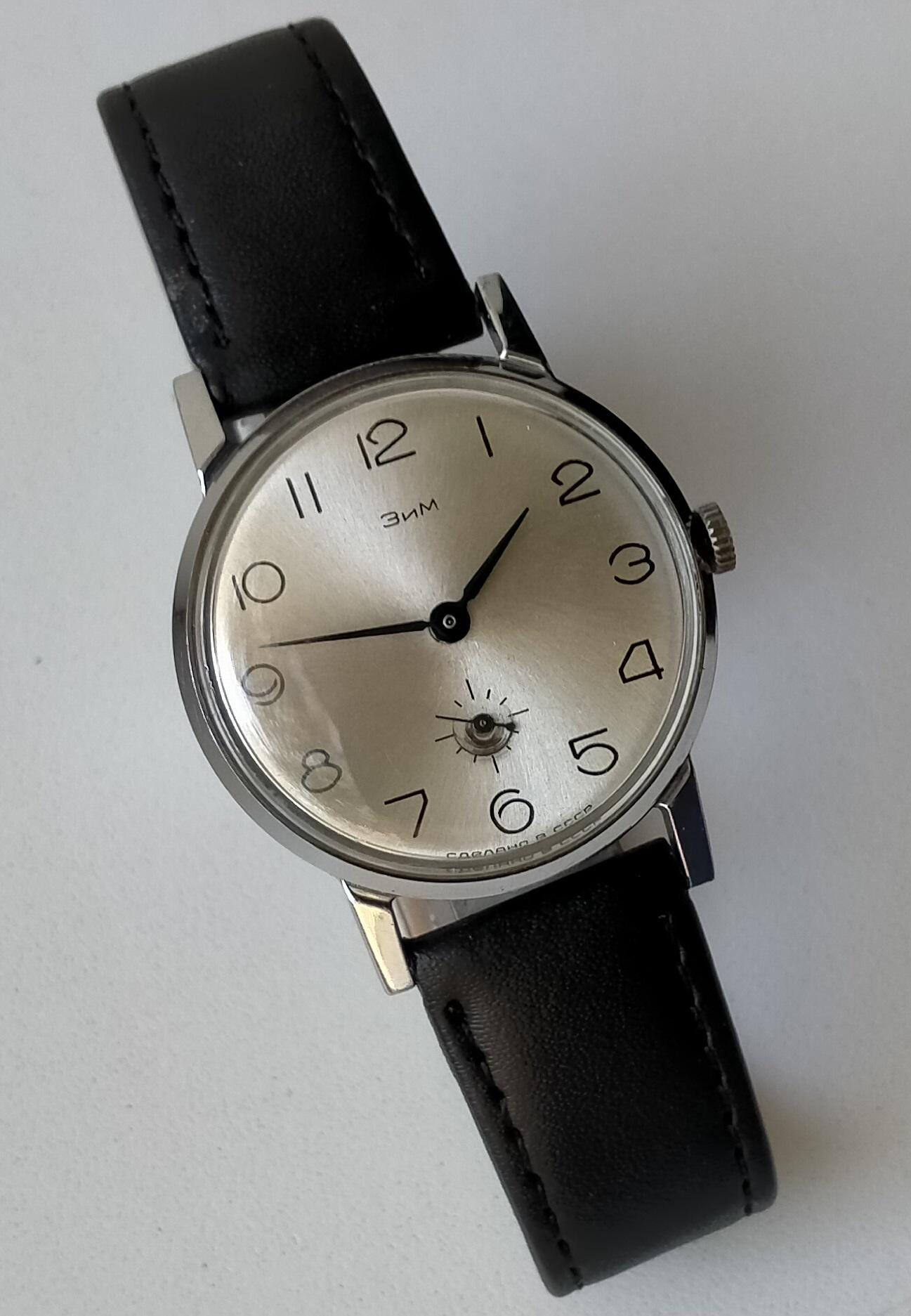 ZIM Pobeda 2602. Vintage Original Soviet Mechanical Classic Watch