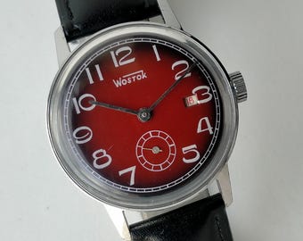Wostok 2605. Klasyczny, radziecki zegarek mechaniczny z lat 70. XX wieku.