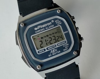 Sanyo Solar Battery Alarm Chrono. Water Resistant. Vintage