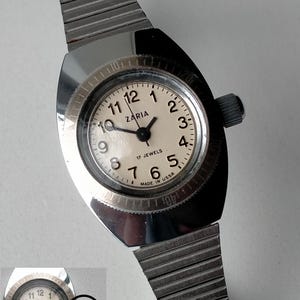 Zaria 1509B Amphibian Antimagnetic. Vintage Fully Original Collectible Women&#39;s Water Resistant Mega Rare Watch. 1970s