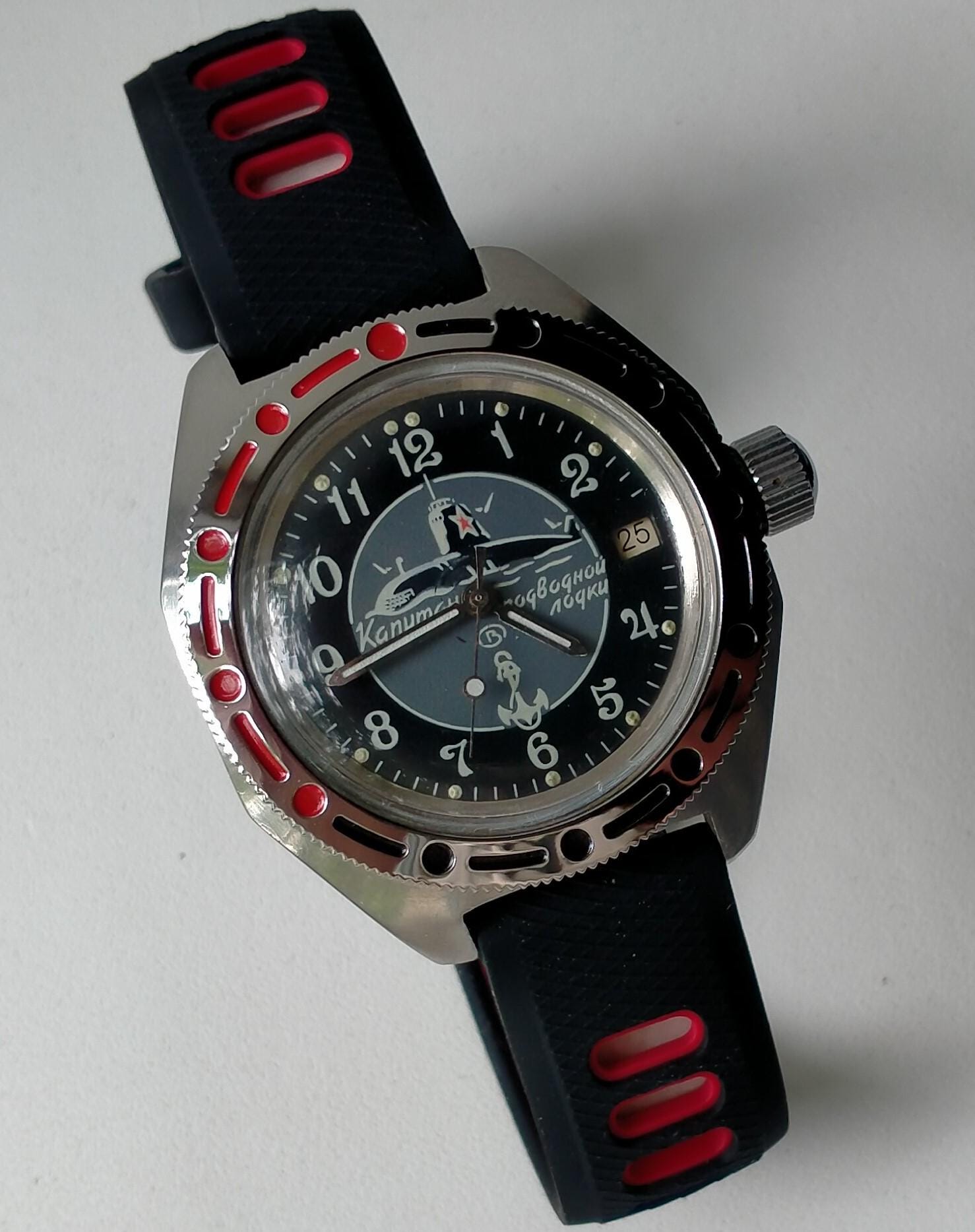 Anfibia Militare Vintage Sovietica Vostok 2416b Ammiraglio - Foto 2