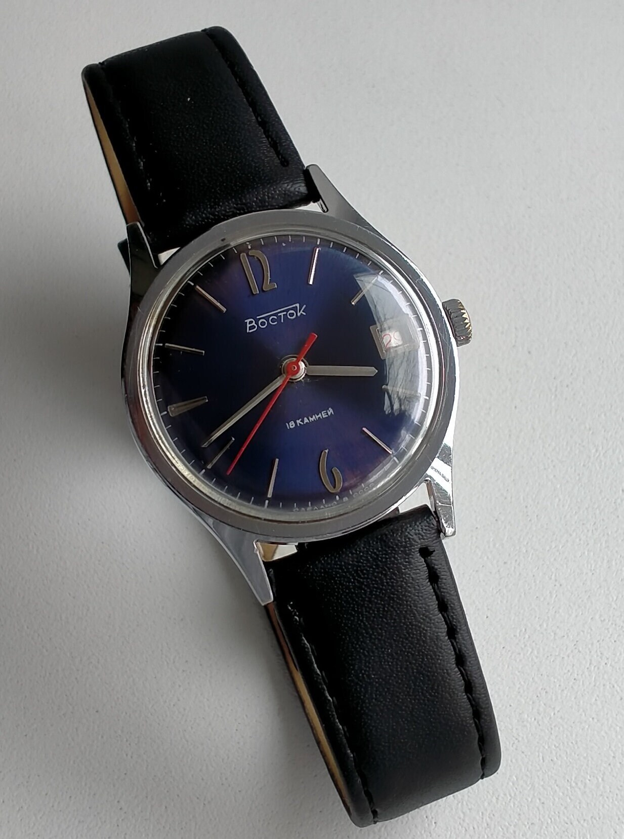 Vostok Rare Blue Vintage Original Soviet Mechanical