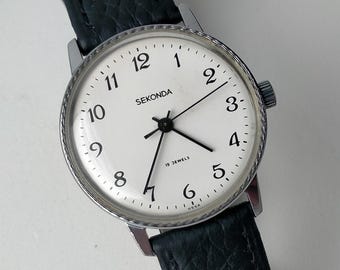 Sekonda Raketa 2609NA. Vintage Original Soviet Classic Mechanical Export Watch. 1980s