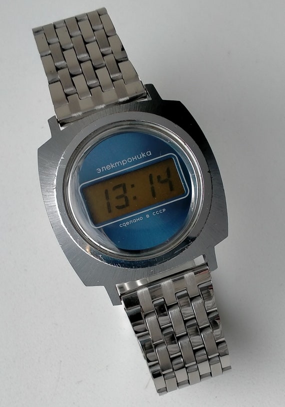 Electronica 5 3049 B6 02. Primer reloj digital sovietico vintage original. 1977 Etsy Espana