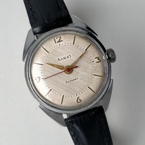 アルマーズ ボストーク 2809B。モデル 465CHN。ヴィンテージ オリジナル ソビエト機械式時計。1960年