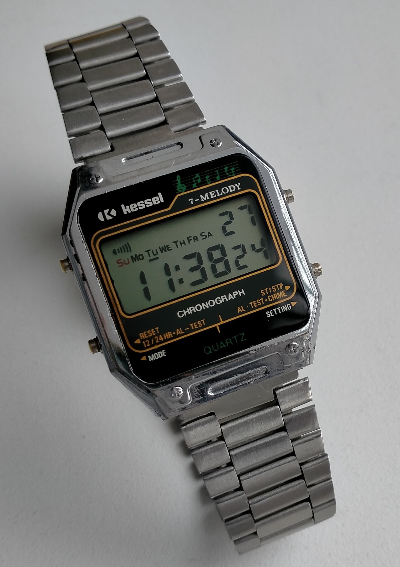 Kessel K92 Chronograph Melody Alarm. Vintage Original Early