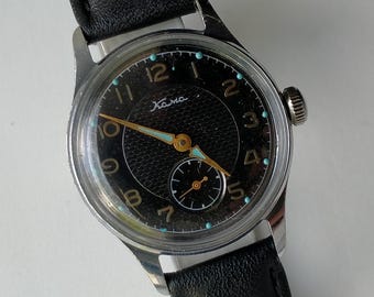 Kama Vostok 2603 17 jewels. Model 191CHN Design XI. Vintage Original Soviet Mechanical Classic Watch. 1958