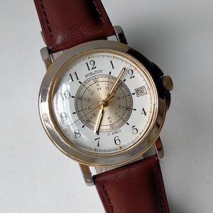 Poljot 2614.2N Original Vintage Mechanical Big Stylish Watch. Early 1990s
