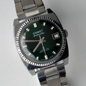 Comet Datomatic. Vintage Original Swiss Made Mechanical Watch. 1970s