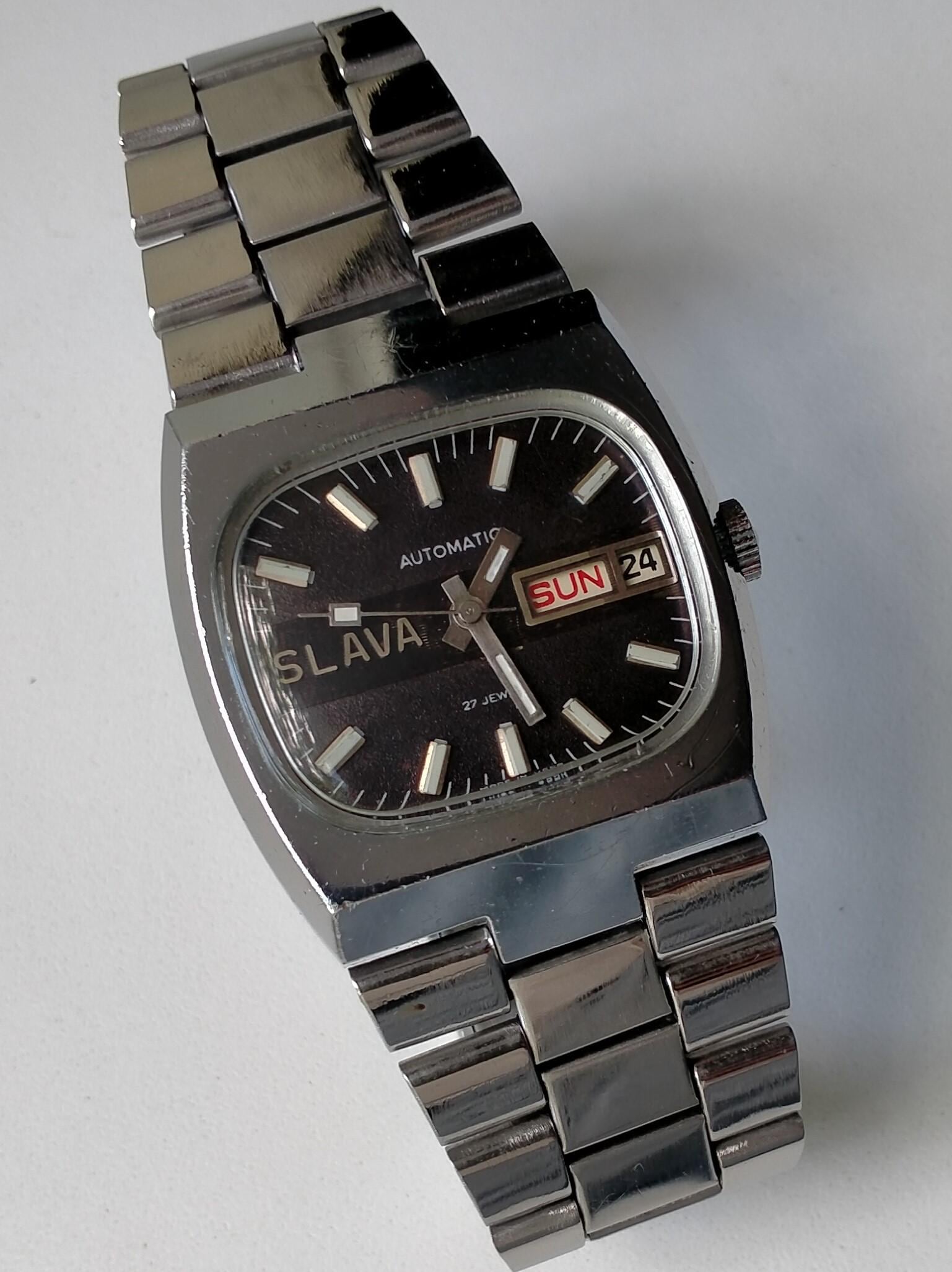 Slava Automatic Slava Montre Slava Tank Fito Watch Montre Slava