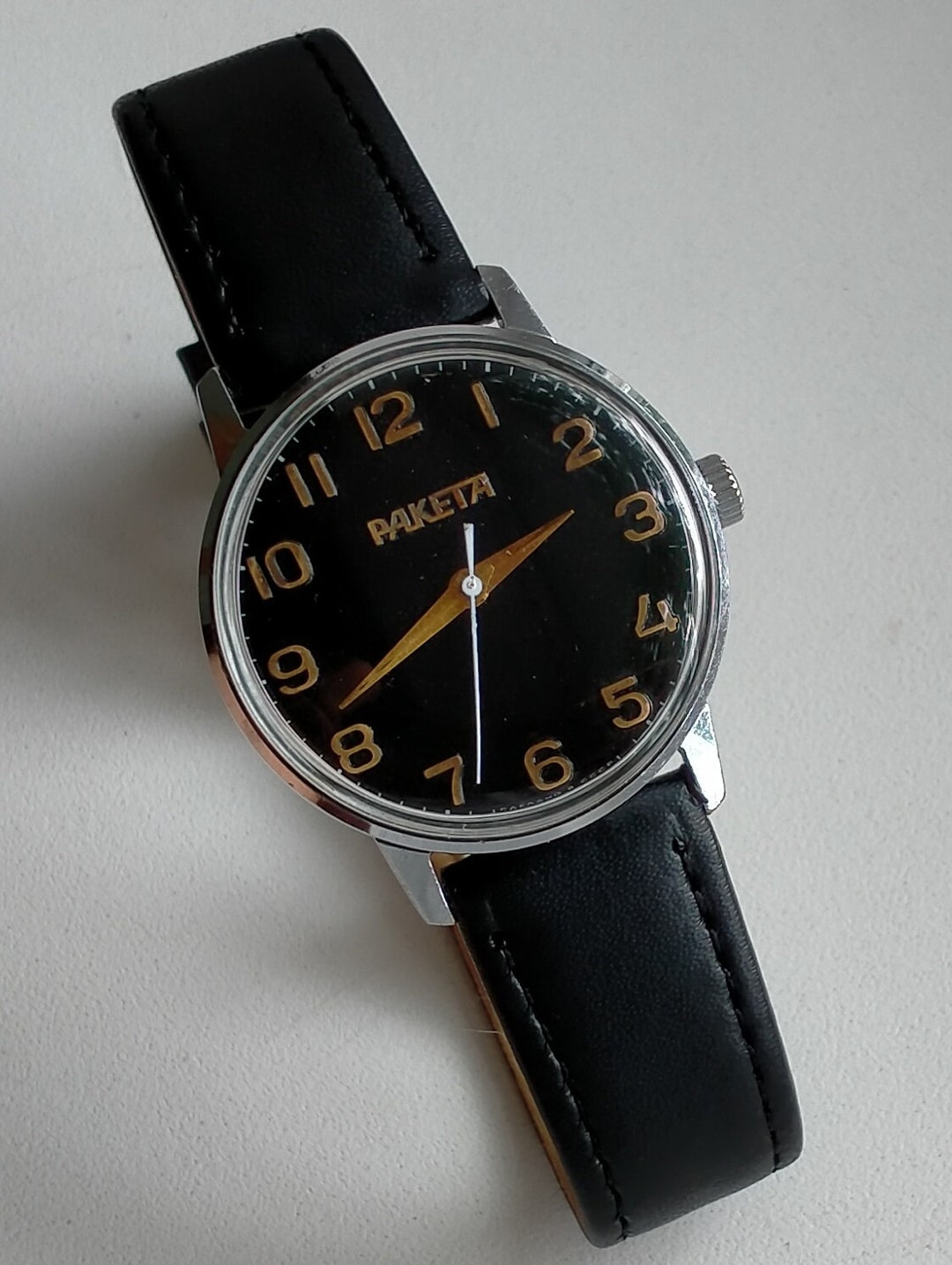 Boîtier + Cadran Raketa 2609HA Aviator - 40 Mm, Acier Inox - Neuf Vintage 2024