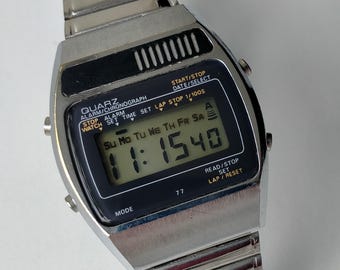 Marantz GF228B Chronograph Melody Alarm. Vintage Original Digital