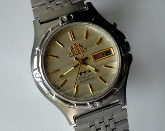 Orient 3 Star Automatic Model OS469C964B. Vintage Original Japan