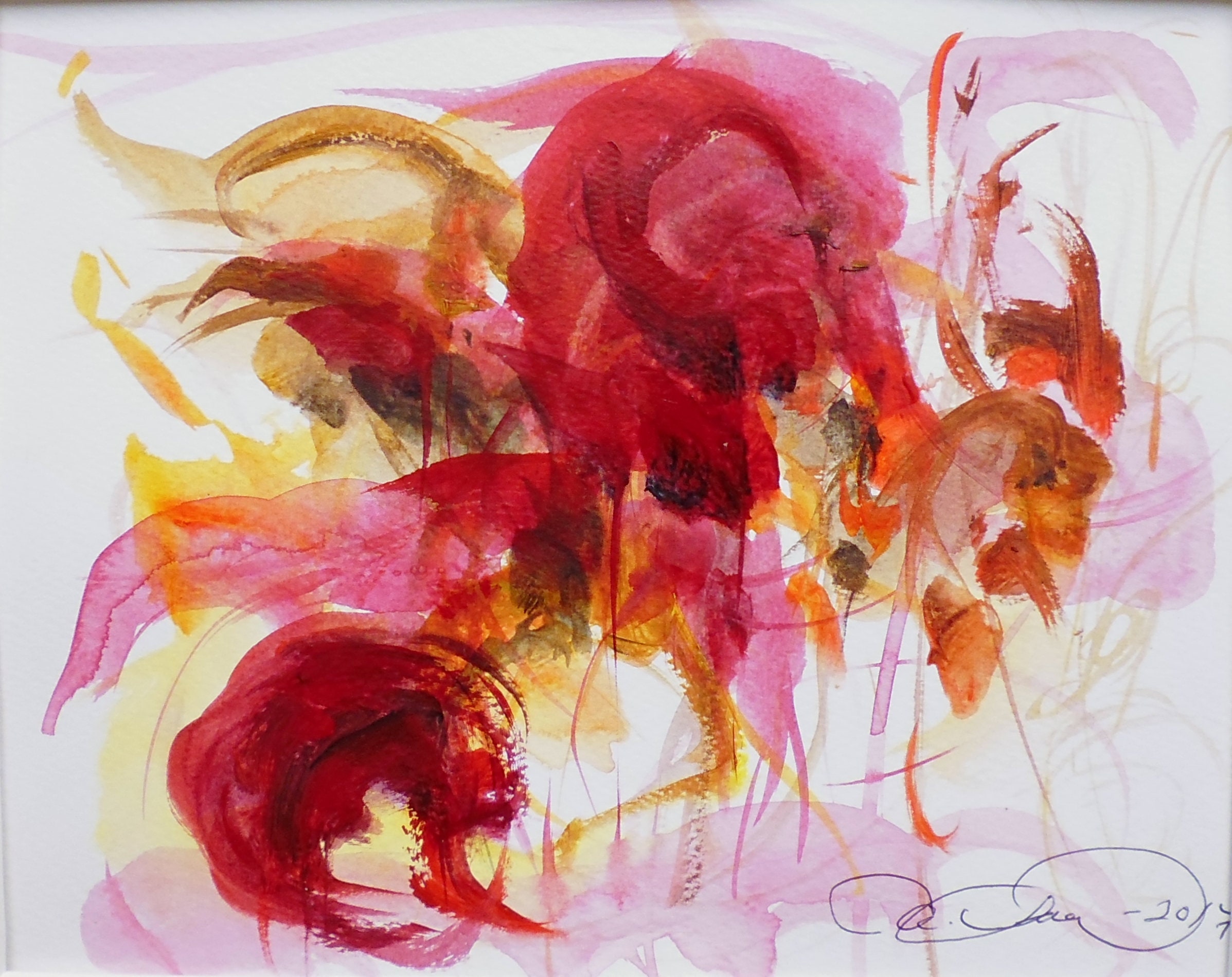 An ORIGINAL Acrylic and Watercolour Painting Gift Etsy Singapore