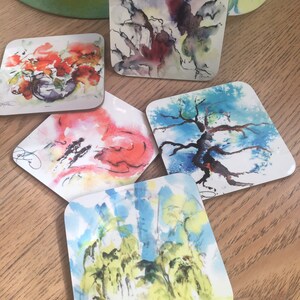 Coasters 8.5x 8.5cm- professionally printed from original artwork