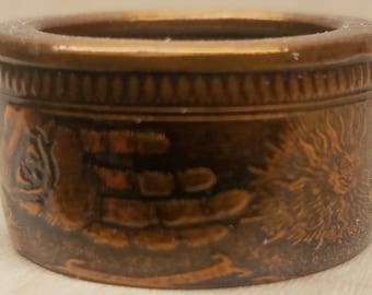 Eliptic Ring*Decision Maker Ring*Approximately 1 oz pure copper coin ring*Eclectic Ring*Vintage Look Ring*Hands Eyes Sun Moon And Stars Ring