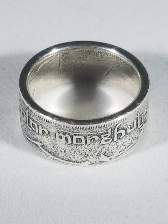 Game of Thrones Ring*Valar Dohaeris Ring*Valar Morghulis Ring*Faceless Man Ring*.999 Pure Silver Ring*