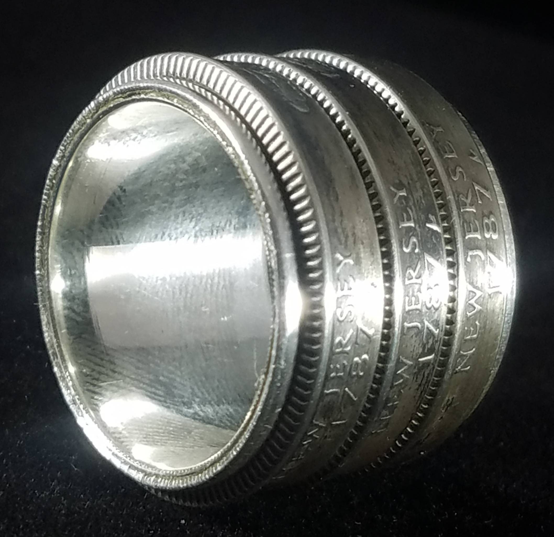 Custom Four Coin, Three Spinner Rings, Coin Ring. - Etsy