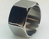 Polished*316*surgical* Stainless Steel* Hypoallergenic*hex